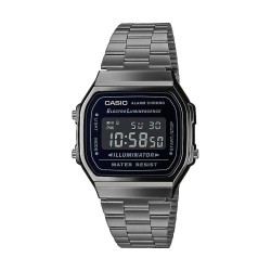 Men's Watch Casio A168WEGG-1BEF Black Silver (Ø 36 mm) (Ø 38 mm) (S7201419)