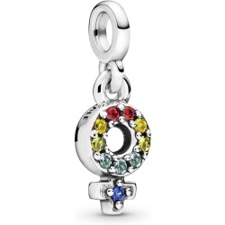 Woman's charm link Pandora WOMEN PRIDE MINI DANGLE (S72105708)