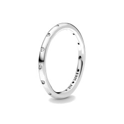 Ladies' Ring Pandora SIMPLE SPARKLING BAND - RING - SIZE 56 (S72105807)