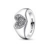 Ladies' Ring Pandora RADIANT HEART PAVE SIGNET - RING - SIZE 52 (S72105818)