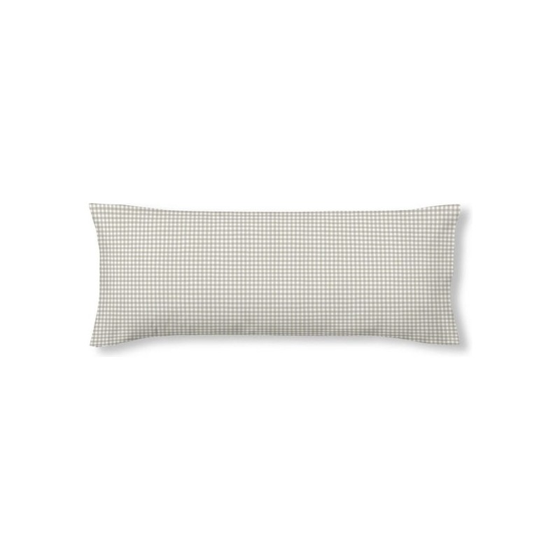 FUNDA DE ALMOHADA 100% ALGODÓN VICHY BEIG - Teknashop Ltd