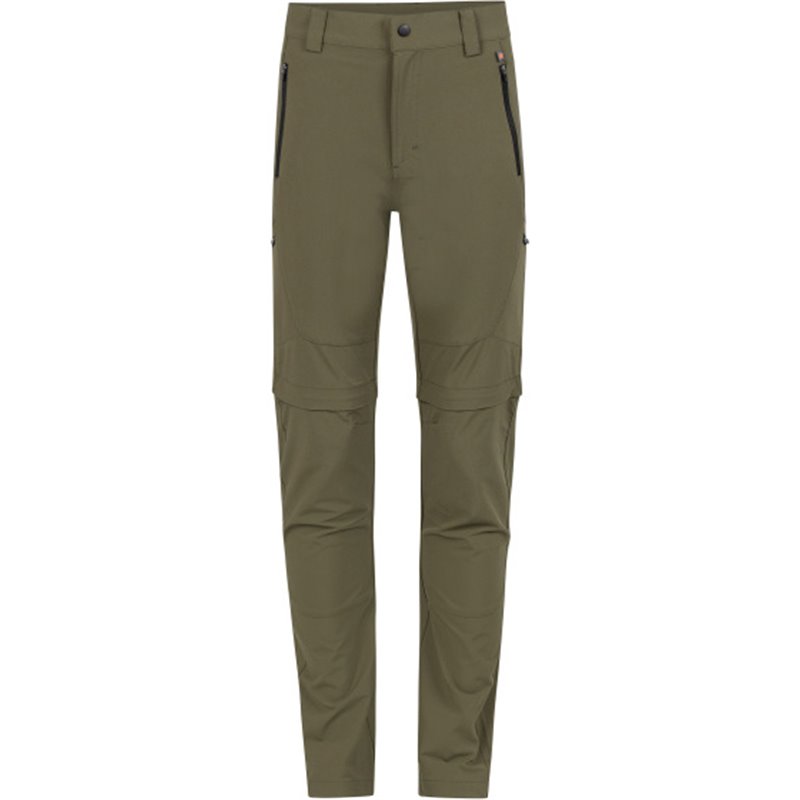 Eitan zip-off pants men olive green size 56