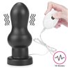 Vibrating Anal Plug King Sized 7 Black