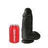 Dildo with Balls Chubby 9 Black