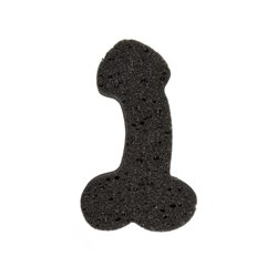 Penis Shaped Bath Sponge Random Color 1 Unit