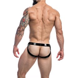 C4M14 Desire Jockstrap Leatherette Black