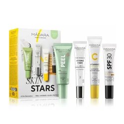 MADARA SKIN STARS CREMA PEEL PACK 1UN + HYDRATE CREMA + GLOW 1U + PROTECT PACK;MUJER