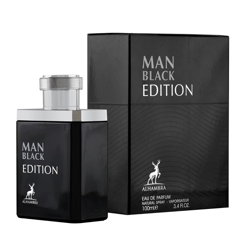 MAISON ALHAMBRA BLACK MAN EDITION EAU DE PARFUM 100ML VAPORIZADOR;HOMBRE