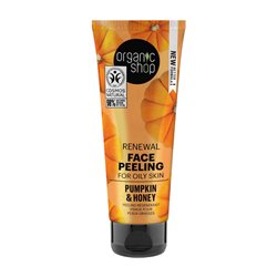 ORGANIC SHOP PUMPKIN PEELING FACIAL PIEL GRASA 75ML;MUJER