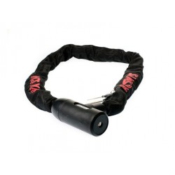 chain lock Fairly 100 cm x 8 mm black/red - Teknashop Ltd