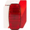 Rear carrier reflector oval red - Teknashop Ltd