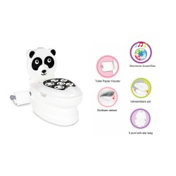 Panda educational potty white/black - Teknashop Ltd