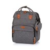 Backpack/Diaper Bag with Extra Storage Granite - Teknashop Ltd