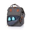 Backpack/Diaper Bag with Extra Storage Granite - Teknashop Ltd