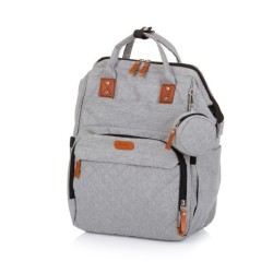 Backpack/Diaper Bag with Extra Storage Ash Grey - Teknashop Ltd