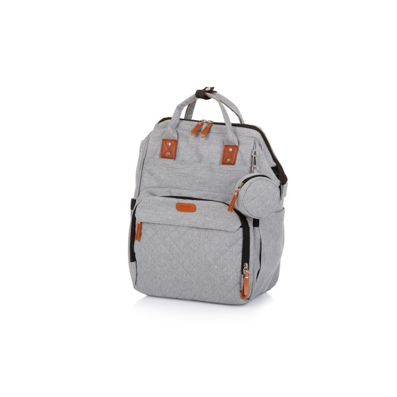 Backpack/Diaper Bag with Extra Storage Ash Grey - Teknashop Ltd