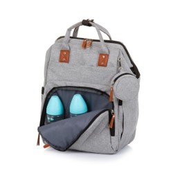 Backpack/Diaper Bag with Extra Storage Ash Grey - Teknashop Ltd