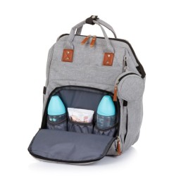 Backpack/Diaper Bag with Extra Storage Ash Grey - Teknashop Ltd