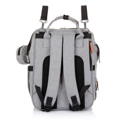 Backpack/Diaper Bag with Extra Storage Ash Grey - Teknashop Ltd