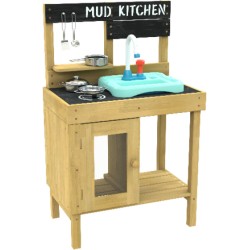 Splash & Play Happy Chef Mud Kitchen with Sink - Teknashop Ltd