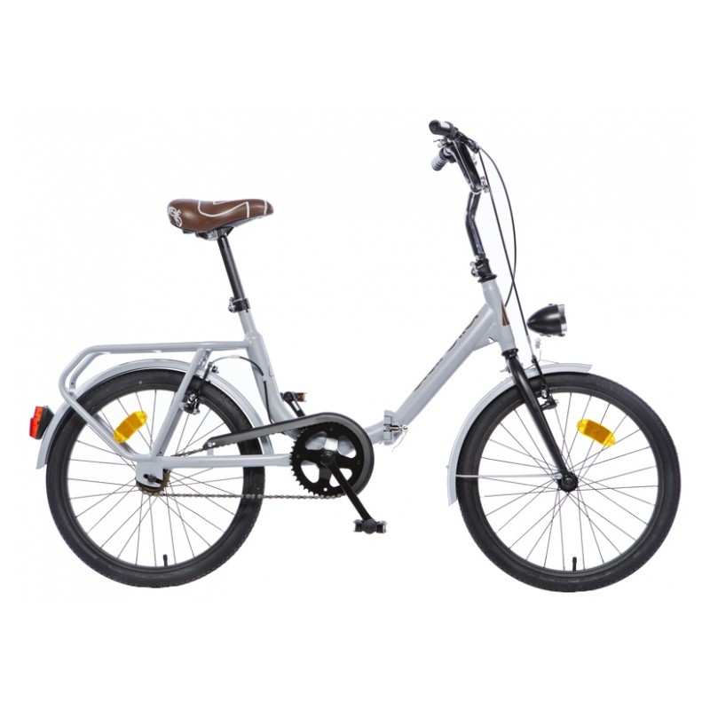 vouwfiets 20 Inch 27 cm Unisex Rim Brakes Grey