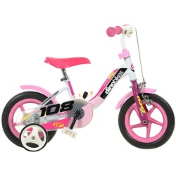 108 Sport 10 Inch 17 cm Girls Fixed Gear Pink/White