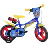 Sonic 12 Inch 21 cm Boys Fixed Gear Blue/Yellow