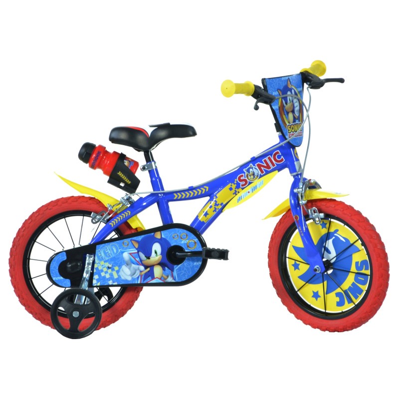 Sonic 16 Inch 27 cm Boys Caliper Blue/Yellow