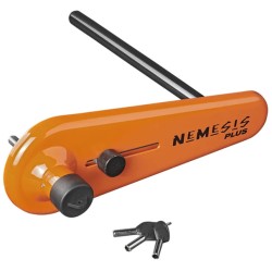 Nemesis Plus wheel clamp SCM for motorhome orange - Teknashop Ltd