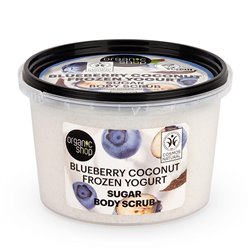 ORGANIC SHOP BLUEBERRY COCONUT FROZEN YOGURT EXFOLIANTE CORPORAL AZUCAR 250ML;MUJER