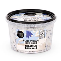 ORGANIC SHOP PURE VEGAN RICE MILK SALES DE BAÑO RELAJANTES 250MLMUJER