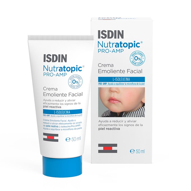 ISDIN NUTRA-TOPIC PRO AMP CREMA FACIAL EMOLIENTE NIÑOS L-ISOLEUCINA 50MLUNISEX