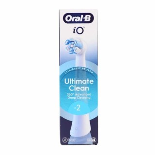 Oral-B IO Ultimate Clean Replacement Heads 2 Pack - unisex - Teknashop Ltd