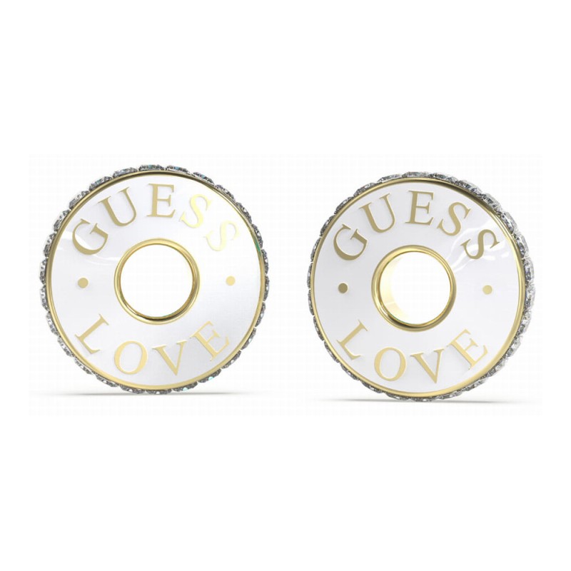 Guess Ladies Earrings JUBE04084JWYGWHTU - Teknashop Ltd