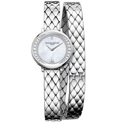 Ladies' Watch Baume & Mercier PETITE PROMESSE W-DIAMOND (Ø 22 mm) (S7261421) - Teknashop Ltd