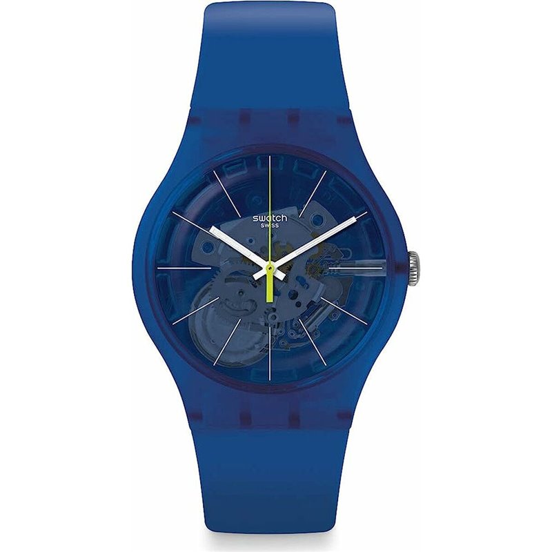 Men's Watch Swatch BLUE SIRUP (Ø 41 mm) (S7262933) - Teknashop Ltd