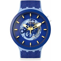 Men's Watch Swatch BOUNCING BLUE (Ø 47 mm) (S7263001) - Teknashop Ltd