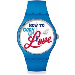 Men's Watch Swatch RECIPE FOR LOVE (Ø 41 mm) (S7263012) - Teknashop Ltd