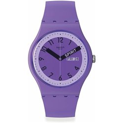 Men's Watch Swatch PROUDLY VIOLET (Ø 41 mm) (S7263036) - Teknashop Ltd