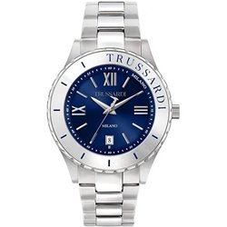 Men's Watch Trussardi T-LOGO Silver (Ø 43 mm) (S7272026)