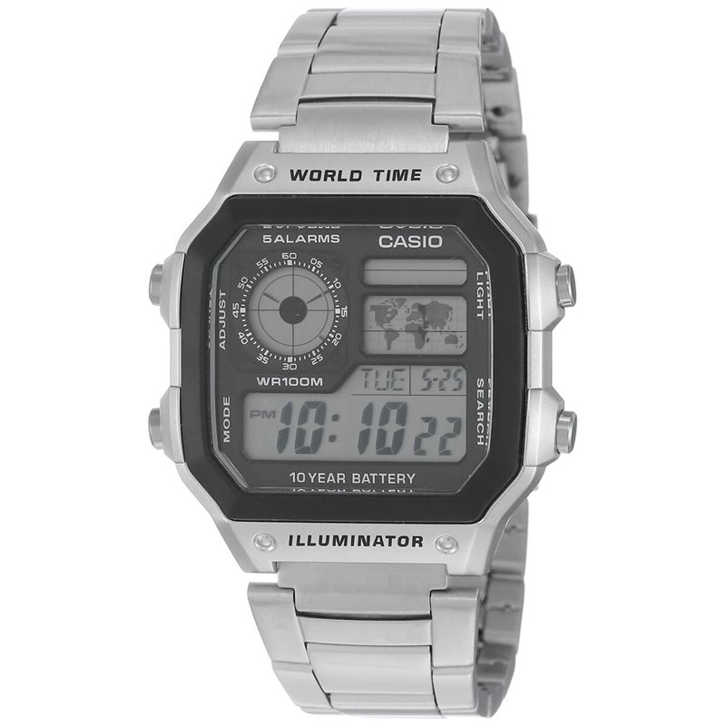 Men's Watch Casio ILLUMINATOR WORLDTIME (S7290704) - Teknashop Ltd