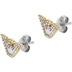 Ladies' Earrings Emporio Armani EAGLE LOGO Stainless steel (S7293980)