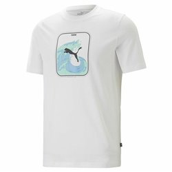 T-shirt Puma Graphics Wave White Men (S64111287)