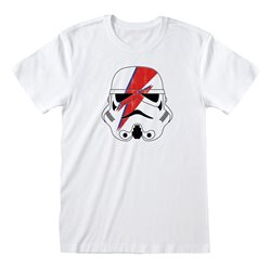 Unisex Short Sleeve T-Shirt Star Wars Ziggy Stormtrooper White (D0801095)