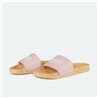 Women's Flip Flops Munich Flat Slider Wood Effect (S64137130)