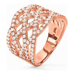 Ladies' Ring Folli Follie 3R17S005RC (S0356859)