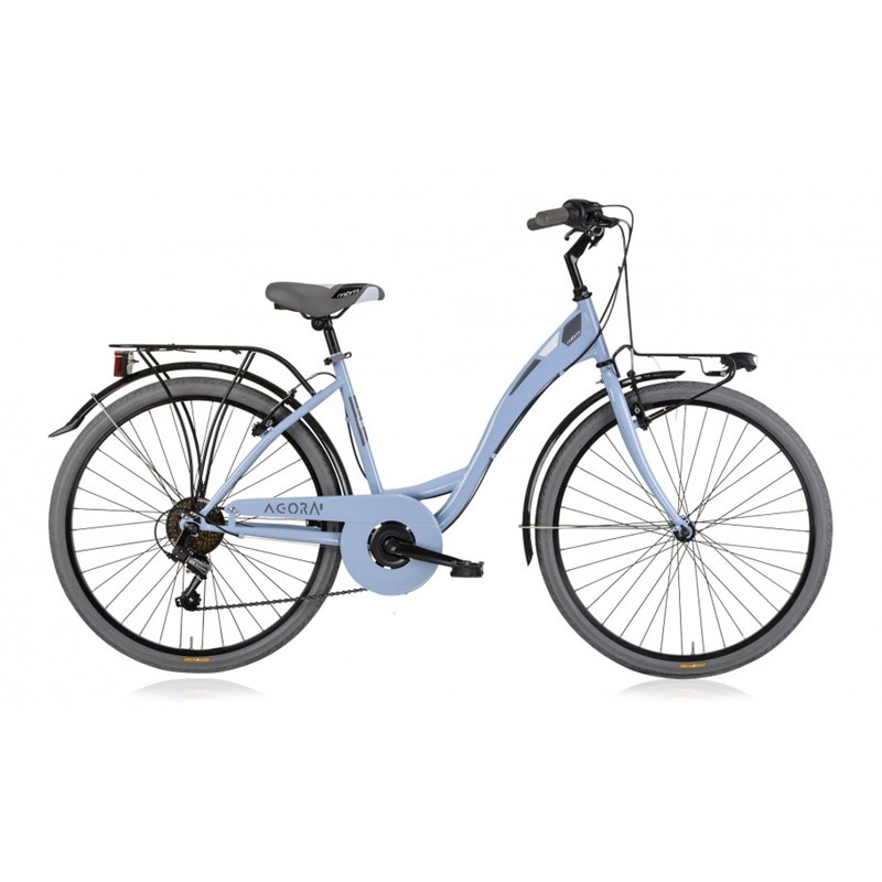 Agora 28 Inch 46 cm Women 6SP Rim Brakes Light blue