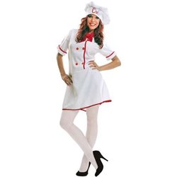 DISFRAZ ADULTO LADY CHEF TALLA M-L