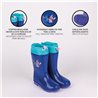 BOTAS LLUVIA PVC STITCH BLUE