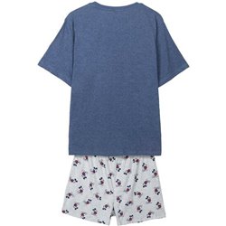 PIJAMA CORTO SINGLE JERSEY PUNTO MICKEY DARK BLUE